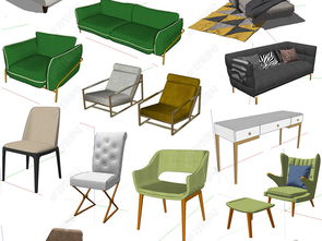 后现代轻奢家具装饰柜SU模型设计指南与下载资源